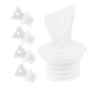 Yardenfun 5pcs Leakproof Hot Water Sack Caps with Threaded Seal Plugs for Bottles Reusable Hot Water Bottle Stoppers to Prevent Leaks Convenient Replacement Pack