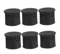 Yardenfun 6Pcs Gas Stove Fire Distributors Copper Burner Covers Even Flame Spread Wear Resistant Accessories for Standard Gas Burners Suitable for Home and Commercial Kitchen Use