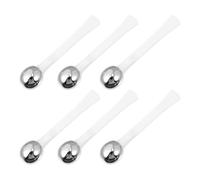 Yardenfun 6Pcs Metal Eye Cream Applicators Rods Skin Care Tools for Dark Circle and Wrinkle Care in Eye Area