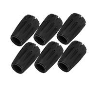 Yardenfun 6pcs Replacement Tips for Trekking Poles Walking Sticks Shock Absorbing High Durability Accessories for Hiking Canes Outdoor Use Fits