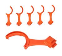 Yardenfun 6pcs Rv Sewer Hose Wrench with Multi-Purpose Spanners for Male Female Camper Caps Corrosion-Resistant Lightweight Tool with Easy Interlocking for Rapid Connection and Disconnection