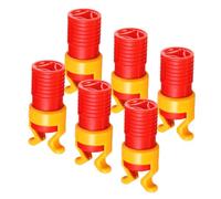 Yardenfun 6pcs Screw Gripper Tool Clamp Plastic Screw Holder for Woodworking Drill Bit Fixing Sleeve Clamp Attachment and Improved Efficiency