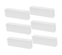 Yardenfun 6pcs White Shoe Cleaner Kit with Suede Eraser and Sponge Polish for White Sneakers and Trainers Non Damaging Rubber Long Strip Design for Dirt Removal and Comfortable Grip