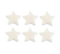 Yardenfun 6Pcs White Star-Shaped Oil Absorbing Sponges Pool Filtering Sponge for Swimming Pools Kitchen Use Reusable Absorbent Industrial Filter Cleaning Pads