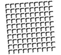 Yardenfun 70pcs Hose Connector Barbed Elbow Fitting for Drip Irrigation System Plastic Right Angle Barb Parts for Garden Greenhouse Farm Vegetable Watering