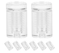 Yardenfun 8pcs Acrylic Mounting Hardware Kit - M8x10 Sign Holder Screws - Decorative Upholstery Tacks, Mirror Nails for Hanging Acrylic Signs, Office, Store, Gallery Use