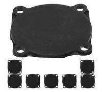 Yardenfun 8pcs Air Compressor Rubber Pads Automatic Pressure Switch Sealing Gaskets Turtle-Shaped Vibration Isolation Cushions for Industrial Pump Parts Low Noise Operation