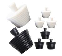 Yardenfun 8pcs Silicone Bathtub Drain Plugs Leakproof Flexible Stopper for Wash Basin Sink Bathtub Seal Multi-purpose Stopper for Home Hotel Bathroom Kitchen