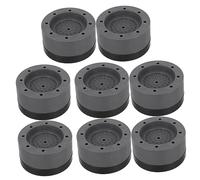 Yardenfun 8pcs Vibration Washing Machine Mats Fridge Heightening Pads Skid-resistant Noise Dampening Multi-purpose