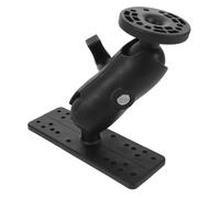 Yardenfun Adjustable Rotating Fishfinder Holder for Boats and Kayaks Swivel Mount with Sturdy Clamp Compatible with Garmin Ergonomic One-hand Operation for Enhanced Underwater Scanning and