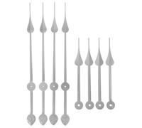 Yardenfun Aluminum Clock Hands Large Replacement Sturdy DIY Pointer for Wall Clock Home Use with Quartz Movement Accessory