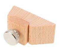 Yardenfun Angled Block Sander with Sandpaper Clamp for Precise Edge and Curve Sanding Small Manual Hand Sander for Woodworking Leather Edge Polishing and Automotive Detail Use