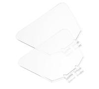 Yardenfun Bench Grinder Shield 2pcs Plastic Protective Sheet Bench Eye Shield Assembly for Tool Guard