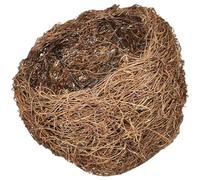Yardenfun Bird Nest Weave Lampshade 150X130Mm Rattan Garden Lamp Shade Handcrafted Outdoor Decorative Bird Resting Nest for Tree Topper and Garden Ornaments