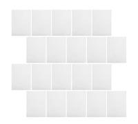Yardenfun Braille Writing Paper with Enhanced Accessibility and Communication for Blind People 20 Sheets White Paper Material 11.8x9.84 Inch Size for Learning and Office Use