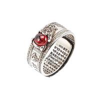 Yardenfun Brave Ring Amulet Adjustable Wealth Luck Ring for Men Women Unique Design Comfortable Fit Stylish for Family Friends Chic