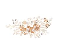 Yardenfun Bridal Pearl Hair Clip for Women Elegant Wedding Hairpin Accessory Classic Decorative Hairpin for All Hair Types for Ceremonies Parties and Daily Wear Adds Charm and Grace