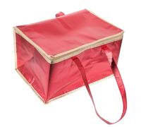 Yardenfun Capacity Insulated Food Bag with Handles and Flat Bottom Portable Thermal Grocery Tote for Restaurant Food Pizza Picnic Camping Travel Storage Design