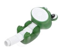 Yardenfun Cartoon Frog Shower Head Handheld Sprayer Water-Saving Bath for Food-Grade Material Fun Animal Design Encourages Self-Bathing and Interactive Play Compatible with Standard Pipes