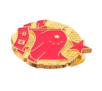 Yardenfun Chinese Flag Brooch Pin Badge Patriotic Decorative Accessory for Clothing and Jackets Unisex Design for National Holidays and Celebrations