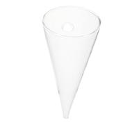 Yardenfun Clear Hanging Wall Vase for Hydroponic Plants Transparent Glass Planter with Space-saving Design Decorative Flower Holder for Home and Office Indoor Use