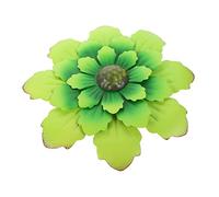 Yardenfun Colorful Iron Flower Wall Hanging Decor Indoor Wall Pendant for Home Decoration Elegant Iron Craft Floral Design for Living Room and Garden Decor