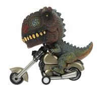 Yardenfun Creative Animal Motorbike Friction Powered Inertia Vehicle for Boys and Dinosaur Model Motorcycle for Play and Desktop Decor Safe High-grade Plastic Motorbike