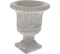 Yardenfun Creative Centerpiece Adornment Simple Style Flower Vase Cement Flowerpot with Flat Base for Home and Dining Room, for Hydroponic Plants and Dried Flower Arrangement Vase
