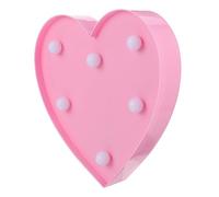 Yardenfun Creative LED Heart Shape Night Light for Wedding Party Decoration Proposal Photo Prop Desktop Ornament with High Brightness and Safe Material for Home and Special Events