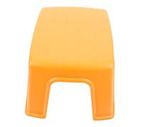 Yardenfun Creative Skid Plastic Footstool for Household Use Stackable Stool for Living Kindergarten and Outdoor Maple Leaf Yellow