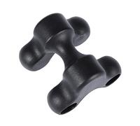 Yardenfun Deep Tissue Trigger Point Massager Tool for Neck Back Shoulder Relief Lightweight Sturdy Polypropylene Self Therapy Device in Black for Muscle Aches and Occipital Release