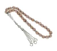 Yardenfun Delicate Islamic Prayer Beads Bracelet Lightweight and Portable Pilgrimage Rosary Hand Chain for Comfortable Use for Muslim Weddings and Religious Worship