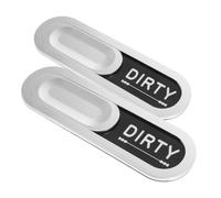 Yardenfun Dishwasher Magnet Clean Dirty Indicator Colorful Magnet Sign for Easy Kitchen Management