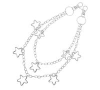 Yardenfun Double Layer Trousers Chain for Women Versatile Pants Chain Star Pendant Chic Accessory for Bags Outfits for Pants Unique Design for Casual Formal Wear