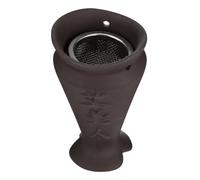 Yardenfun Double Red Porcelain Moxa Burner for Body Massaging Ergonomic Moxibustion Scraping Cup Portable Tool for Energy Regulation and