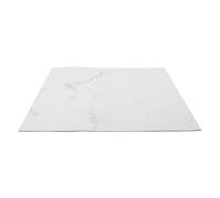 Yardenfun Dryer Dust Cover Mat for Washer and Drum Washer, Square 60x60cm White Marble Pattern Diatomaceous Earth Material, Non-slip Rubber Base, Sun Protection and Dust Prevention