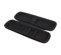 Yardenfun Durable Hard Shell Electric Toothbrush Travel Case Shockproof Toothbrush Holder with Storage for Accessories Compact Stylish for Safe Travel Black Small