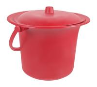 Yardenfun Durable Wedding Style Spittoon Pot with Cover Portable Urine Chamber for Household Use Smooth Edges Easy to Clean Non Slip Base for Adults and Elderly