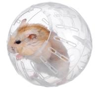 Yardenfun Dwarf Hamster Ball 3.94 Inch Stylish Clear Plastic Running with Detachable Feature for Small Pets Hamster Exercise at Home