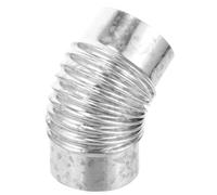 Yardenfun Elbow Stove Chimney Pipe Spiral Duct Fitting for Improved Ventilation and Exhaust Efficiency Compatible with Standard Heating Systems