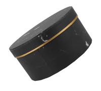Yardenfun Elegant round Floral Present Box with Lid for Flower Arrangements, Marble Design Paper Gift Box, Sturdy and Beautifully Packaged, for Weddings and Anniversaries