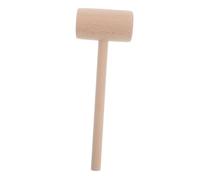 Yardenfun Ergonomic Beechwood Mallet for Leatherworking and Woodworking Comfortable Polished Handle Balanced Weight for Precise Strikes Medium DIY Craft Hammer for Home Projects