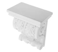 Yardenfun European Style PU Decorative Beam Corbel with Carved Floral Design Elegant Ceiling Corner Support for Living Bedroom Dining Lightweight and Easy to Install French Ceiling Corbels