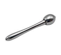 Yardenfun Eye Cream Stick Zinc Alloy Massaging Rod for Skin Care, Silver Beauty Supply Tool Suitable for Liquid Foundation and Lotion Application, Easy Operation for Eye Massage