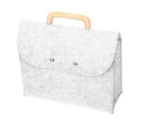 Yardenfun Felt Storage Bag Business Tote Pouch Professional Document Organizer Spacious Interior for Laptop Files Durable Stylish Design for Office Business Settings