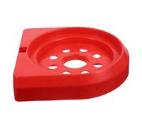 Yardenfun Fire Extinguisher Base Support Bracket Heavy Duty Plastic Mount Holder for Extinguishers Compact Stable Design Prevents Tipping Sliding for Home and Business Safety