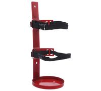 Yardenfun Fire Extinguisher Bracket Wall Mount with Iron Hanger and Polyester Strap, 2-4Kg Extinguisher Compatible for Truck and Car, Corrosion Resistant Surface