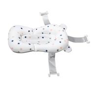 Yardenfun Floating Bath Support Pad Adjustable Non Slip Cushion for Newborns Breathable Soft Bathtub Mat for Safe Bathing Various Tubs Easy to Clean Mesh Design