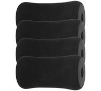 Yardenfun Foam Foot Pads Roller Replacement Covers Rubber and Plastic for 4pcs Leg Extension, Lightweight Gym Accessories for Workout Protection Exercise Machines Fitness Equipment