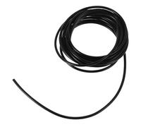 Yardenfun Food Grade Black Silicone Tubing Hose 3mm x 5mm 5m Flexible Silicone Rubber Pipe for Home Brewing Wine Making Air Hose and Aquarium